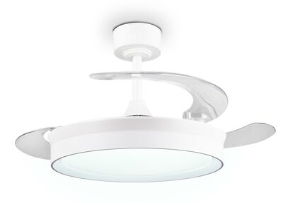 Trio Kerava LED tuuletin kattovalaisin valkoinen